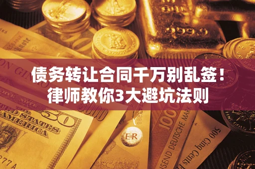 济南债务转让合同千万别乱签！律师教你3大避坑法则